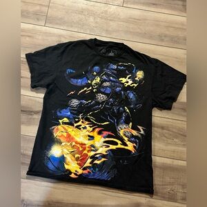 Marvel Black and Blue Graphic Men's T-Shirt